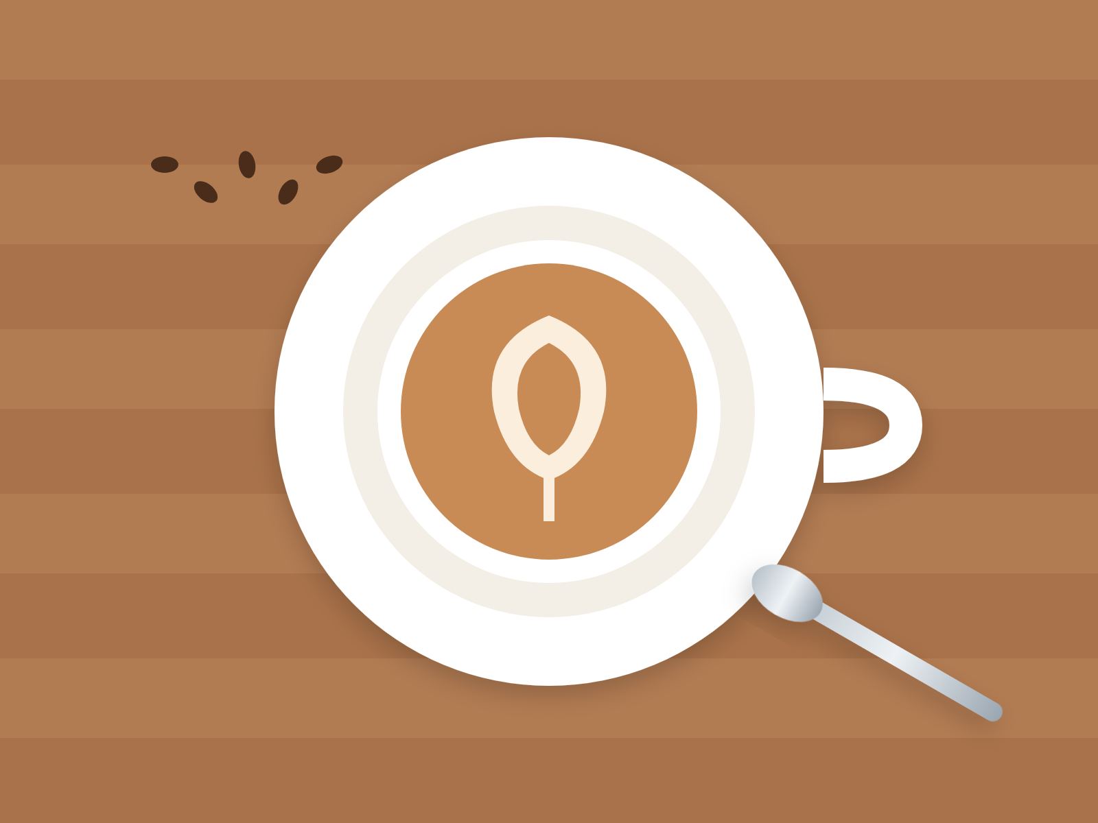 Illustration: latte art