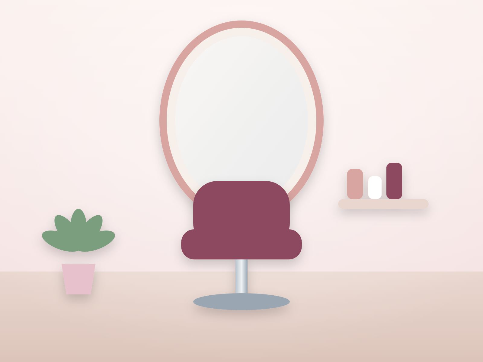 Illustration: styling chair