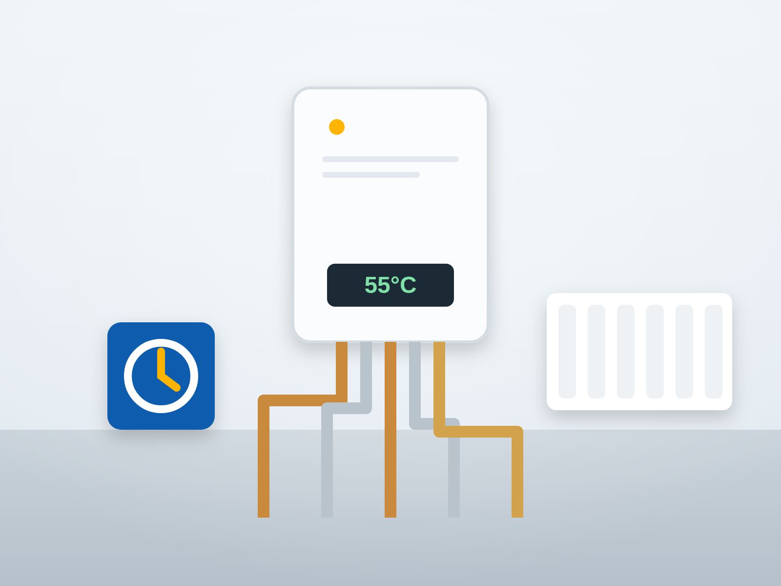 Illustration: new combi boiler